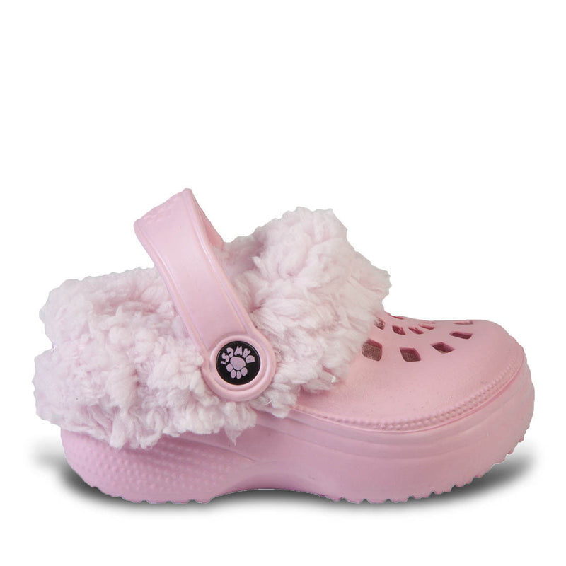 Kids' Fleece Dawgs - Soft Pink with Pink