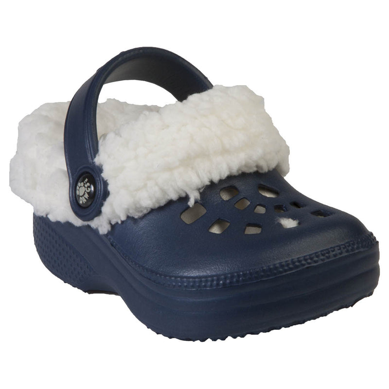 Toddlers' Fleece Dawgs - Navy with White