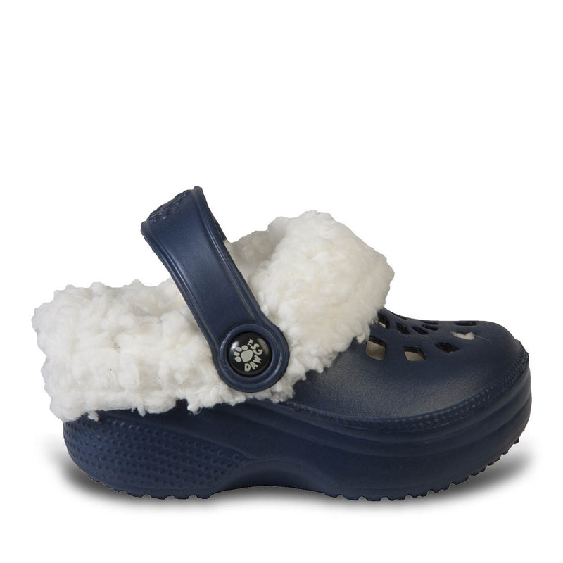 Toddlers' Fleece Dawgs - Navy with White