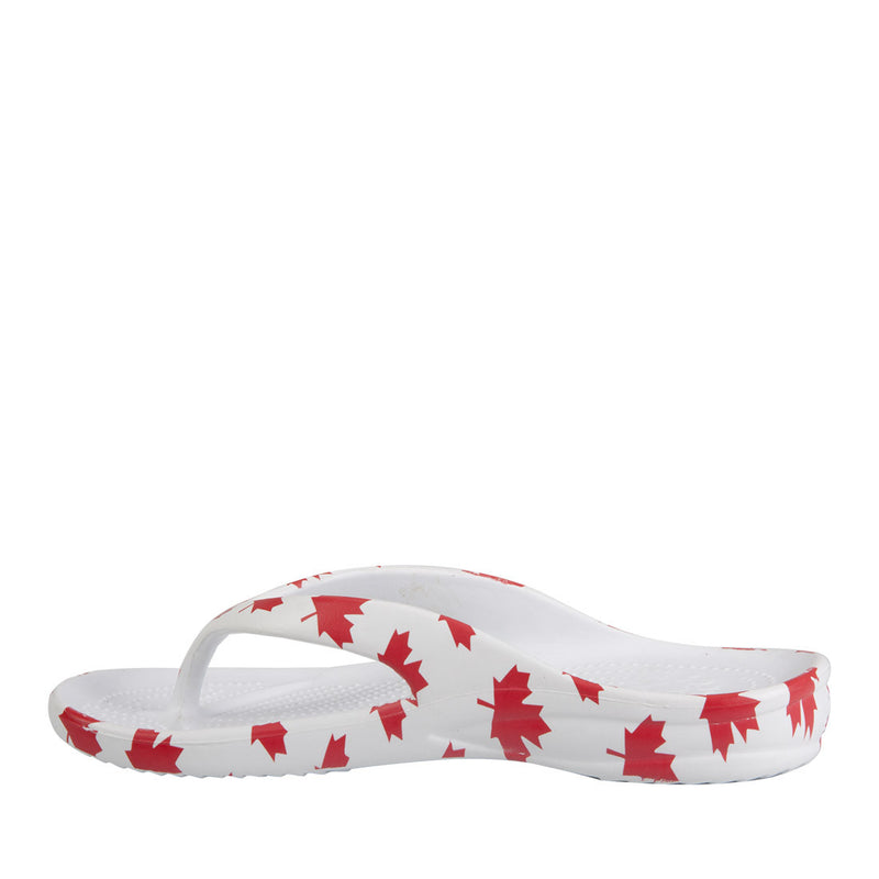 Men's Flip Flops - Canada (White/Red)