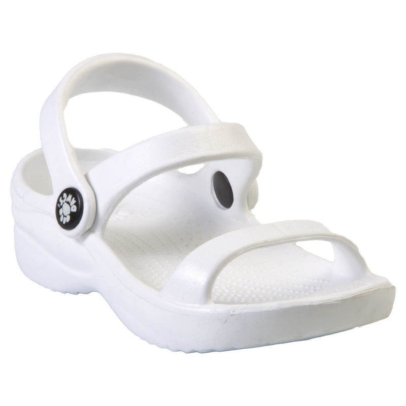 Kids' 3-Strap Sandals - White