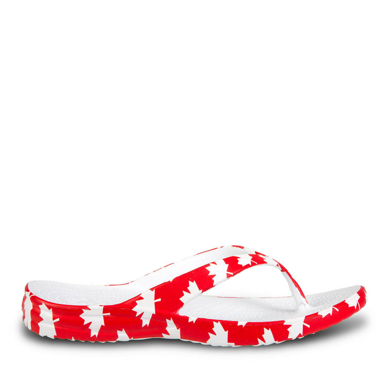 Men's Flip Flops - Canada (Red/White)