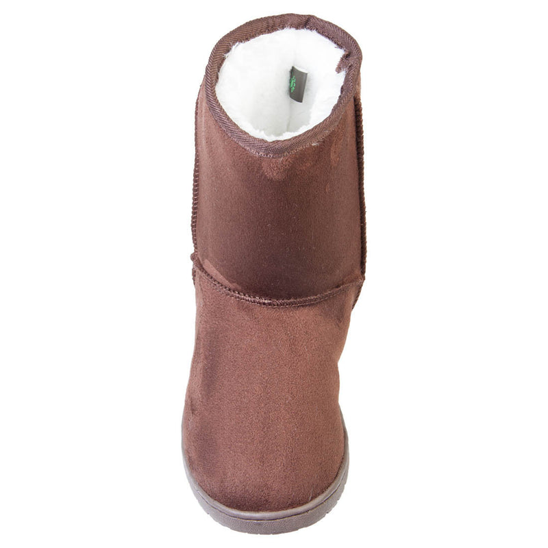 Women's 9-inch Microfiber Boots - Chocolate