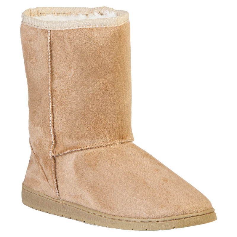 Women's 9-inch Microfiber Boots - Natural