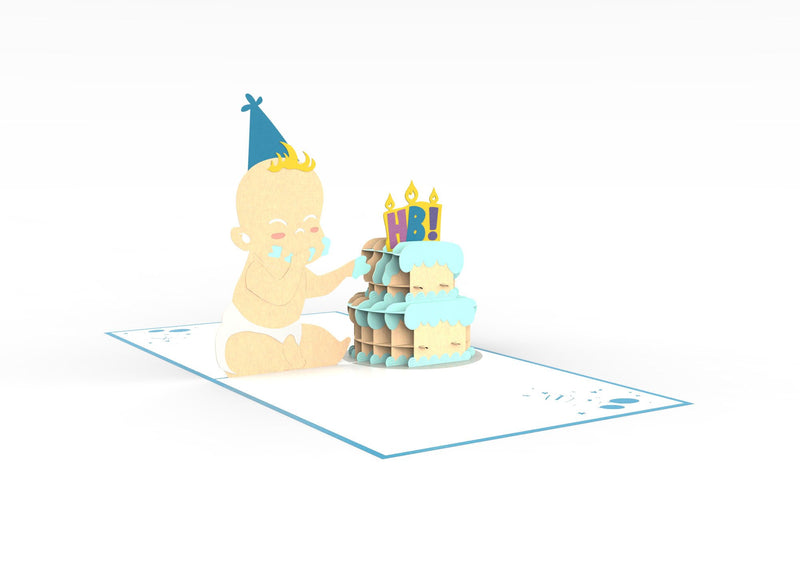 Baby with cake