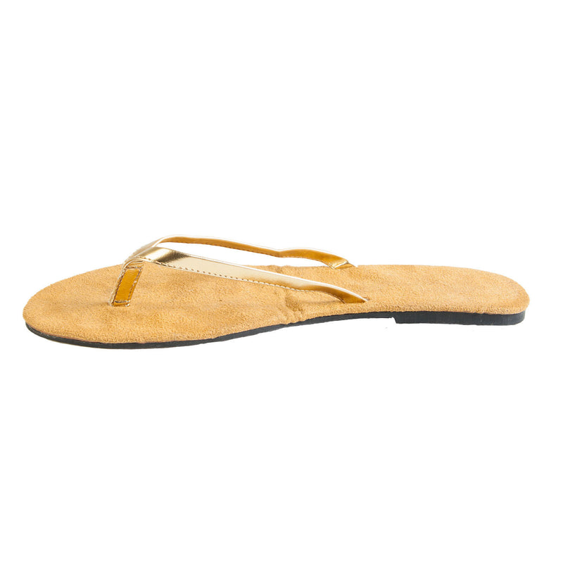 Hounds Women's Bendable Flip Flops - Gold