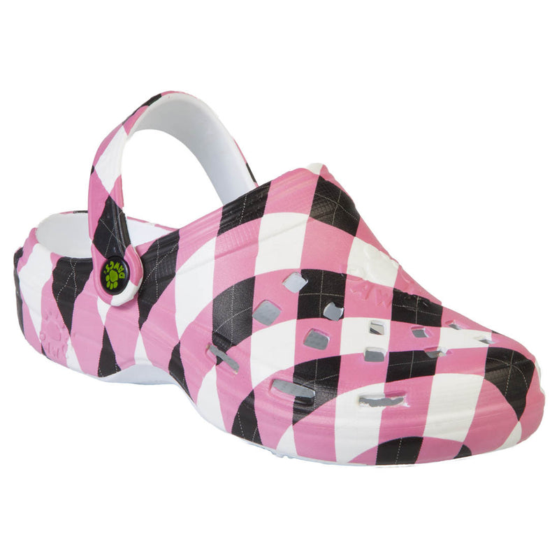Women's Loudmouth Beach Dawgs - Pink and Black Tile