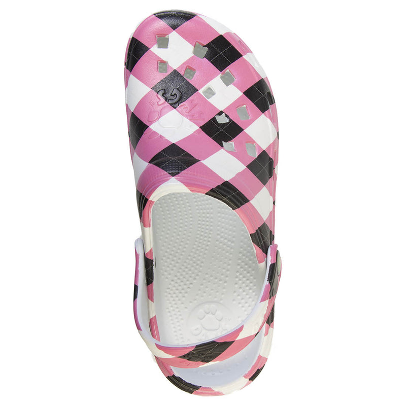 Women's Loudmouth Beach Dawgs - Pink and Black Tile