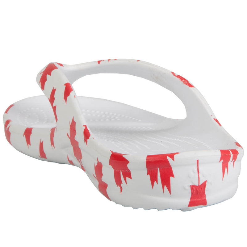 Women's Flip Flops - Canada (White/Red)