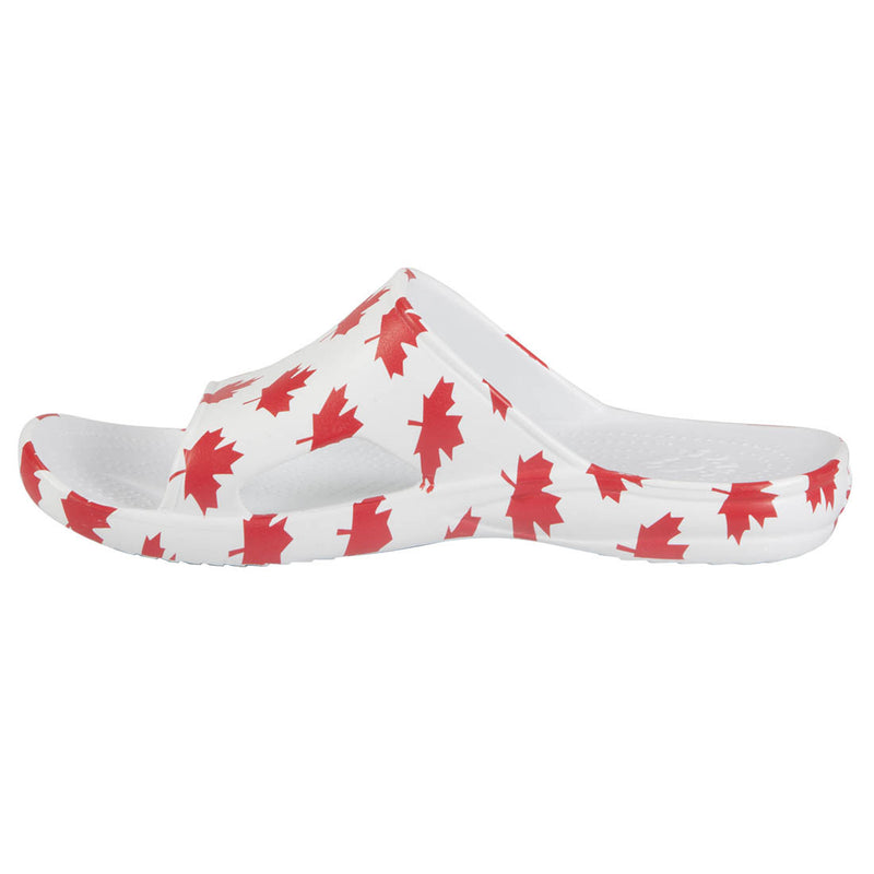 Men's Slides - Canada (White/Red)