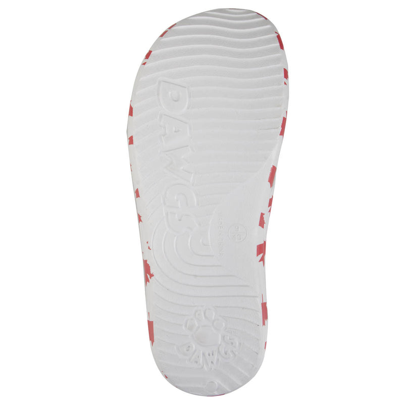 Men's Slides - Canada (White/Red)