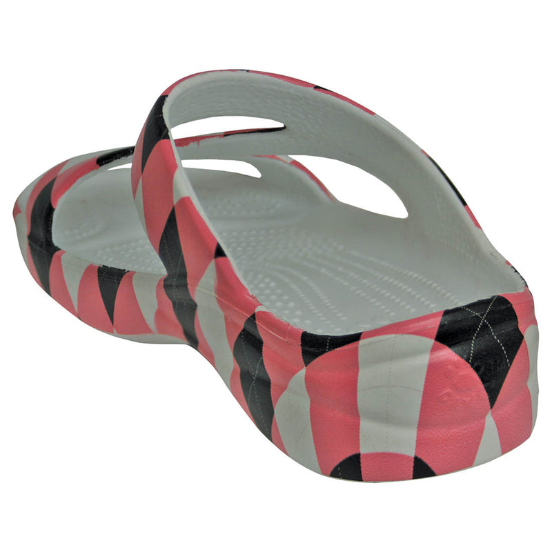 Women's Loudmouth Z Sandals - Pink and Black Tile