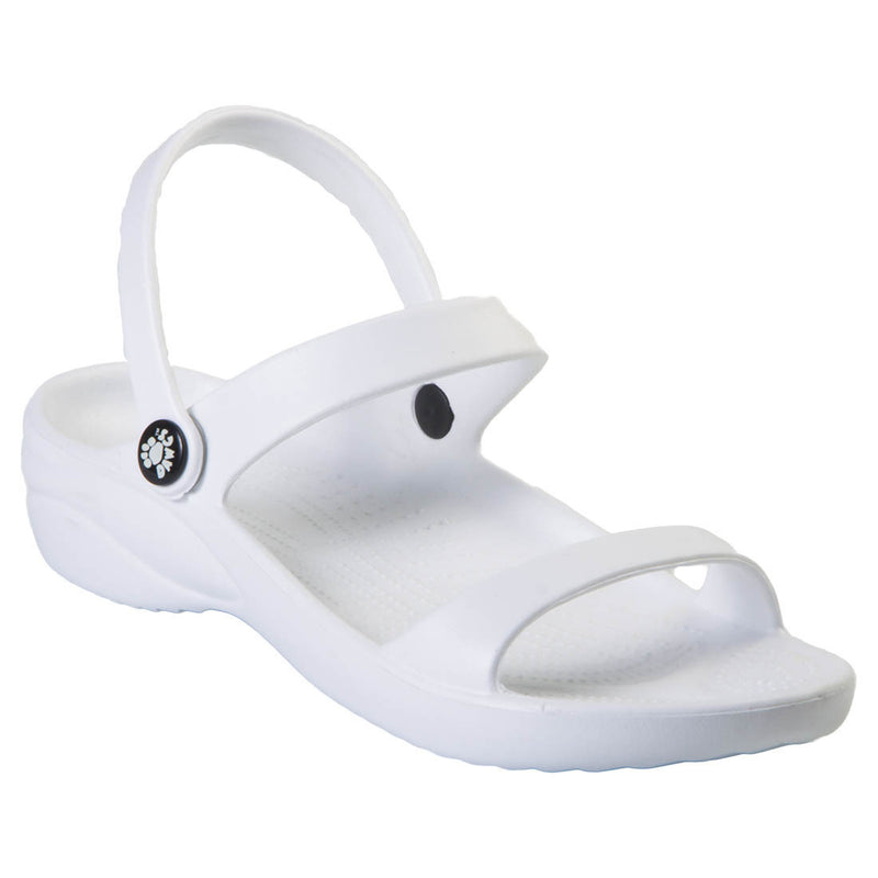 Women's 3-Strap Sandals - White