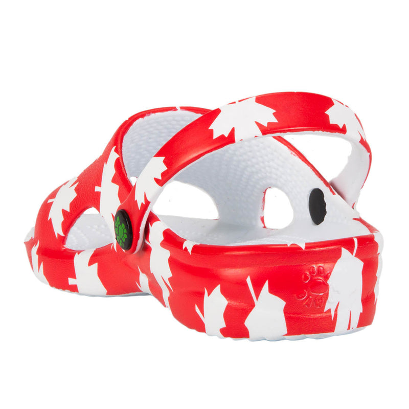 Toddlers' Slides - Canada (Red/White)