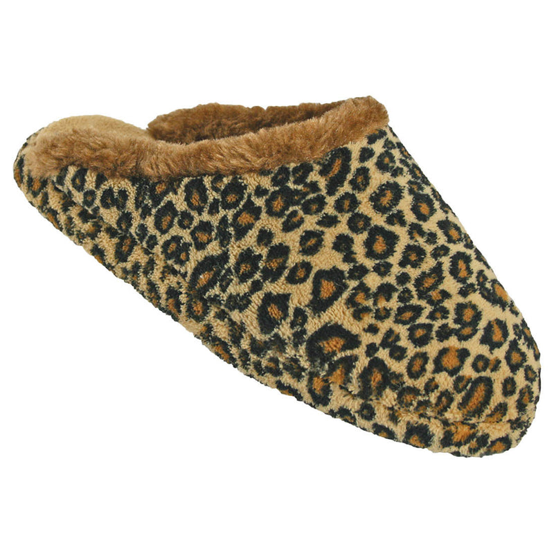 Women's Foam Slide Scuffs - Leopard